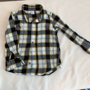 Old Navy boy long sleeve button down shirt